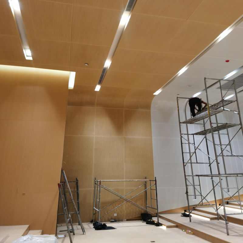 木纹铝单板厂家冲孔造型铝板批发木纹室内外装饰门头吊顶铝板现货
