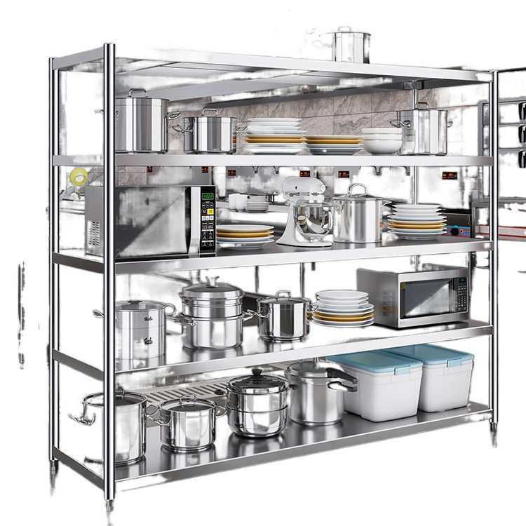 不锈钢厨房置物架多层落地式架子加厚货架商用收纳储物层架锅酒店,厨房/烹饪用具,厨房抽屉置物架,淘宝优惠券,粉丝福利购,淘宝优惠卷