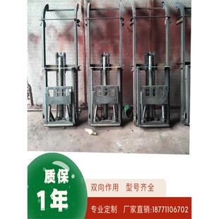 油泵 安装 距离1米4三级液压油缸 活塞杆 移到压缩垃圾箱动力单元