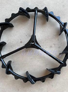 洋马插秧机配件手扶AP4AP6行走轮加宽加固车轱辘轮双圈加厚防陷轮