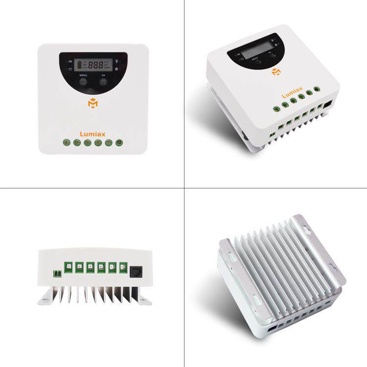 WO跨境mppt太阳能灯控制器光伏充电20/40/60A太阳能板节能智能