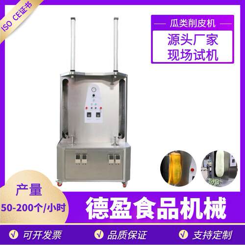 商用瓜果削皮机不锈钢单刀双刀多功能立式南瓜菠萝冬瓜刨皮去皮机