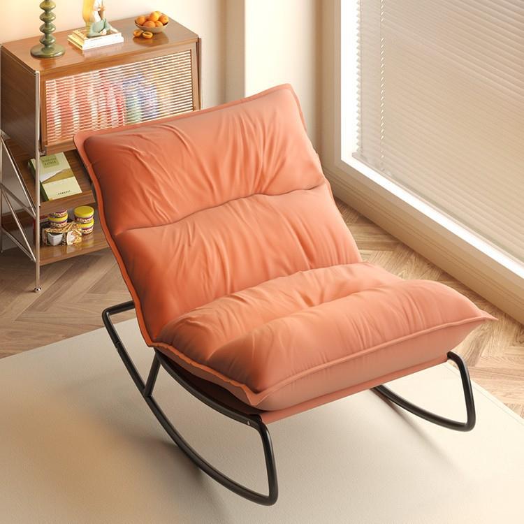 椅躺椅懒人沙发可坐可躺奢轻沙发椅单摇人逍FLN遥椅阳台休闲摇摇
