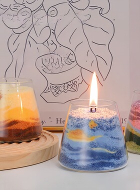 富士山制作生日礼物女生摆件烛台