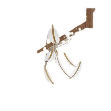 别墅复式楼吊灯酒店大堂设计师艺术创意售楼部工程亚克力楼梯吊灯