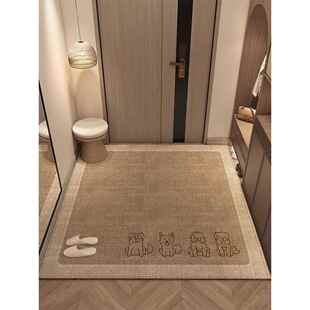 入户门口外地垫耐脏免洗进门地垫2026新款入户可擦免洗门垫高级感