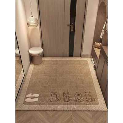 进门地垫2025新款入户可擦免洗门垫高级感可裁剪脚垫大门口玄关垫