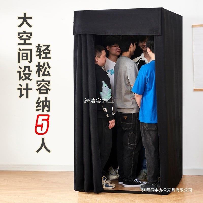 商场临时移动试衣间服装店落地便携式可折叠简易更衣室换衣间