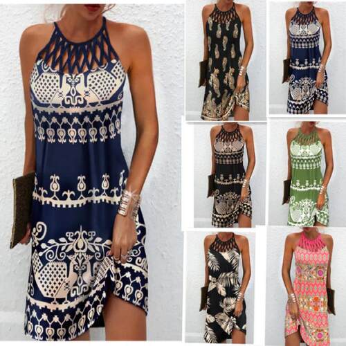 Hollow neck round dress with hanging women's New Year