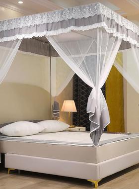 家用防尘顶婴加床儿防摔蚊帐1.8公m大双人蛟帐AL100456密加厚主风