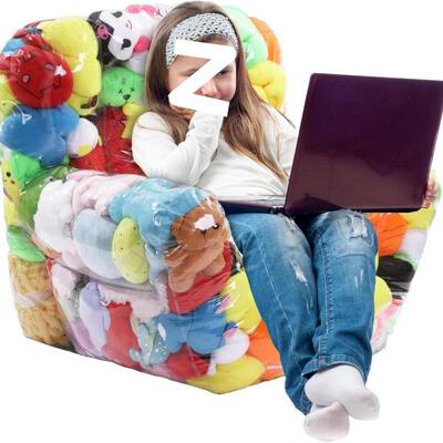 娃娃充气户外沙发透明椅子儿童舒适单人柔软摄影收纳道具网红玩偶