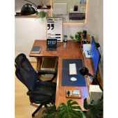 实木转角桌台式 电脑桌卧室家用书桌双人电竞桌L拐角办公桌工作台l