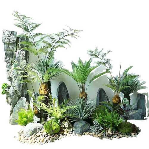 仿真绿植造景室内假花植物景观露营风装饰花槽造景组合假植物套装