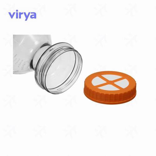 Virya3000ml三角细胞摇瓶透气盖1个/袋，12袋/箱3533009