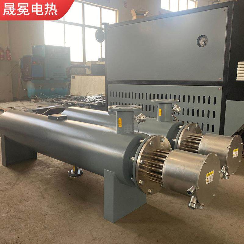 大功率空气加热器工业热风炉电加热设备不锈钢管道加热器