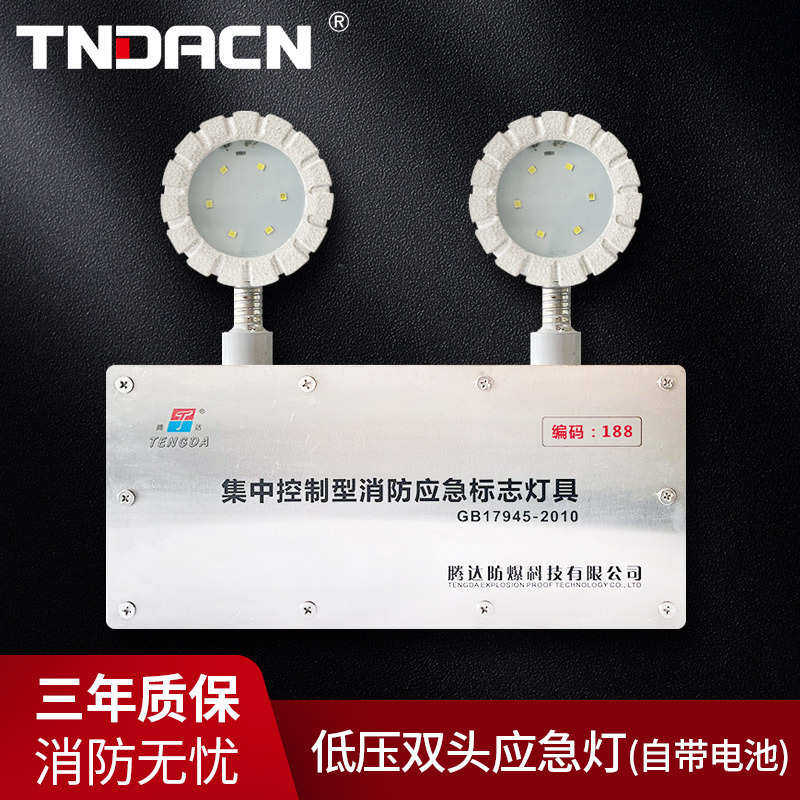 自电集中控制型三防消防应急照明灯具A型24V36低压双头应急灯IP66,家装灯饰光源,应急灯,淘宝优惠券,粉丝福利购,淘宝优惠卷