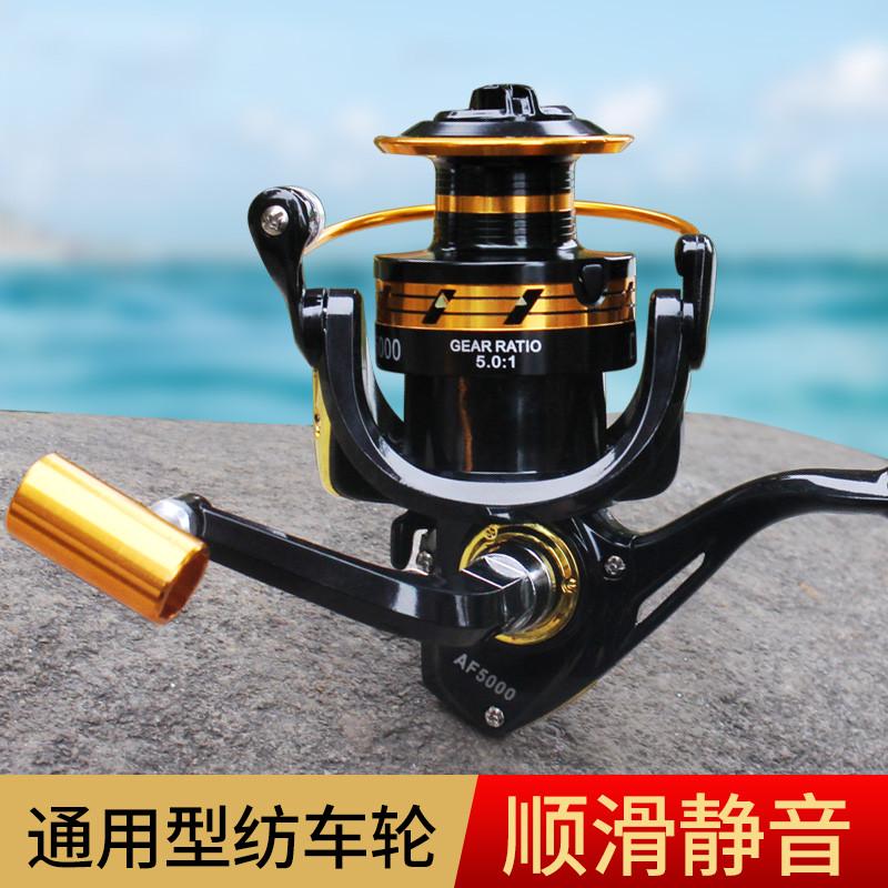纺车轮全金属渔轮鱼线轮路亚远投筏钓抛竿海杆微物水滴轮前打鱼轮