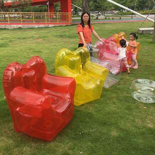 985充气沙发网红道潮流儿童沙发充气子摄影具户外便携充气凳椅子