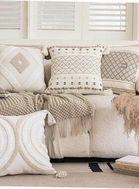 波西米亚北欧ins簇绒抱枕Bohemian tufted pillow sofa, cushion0