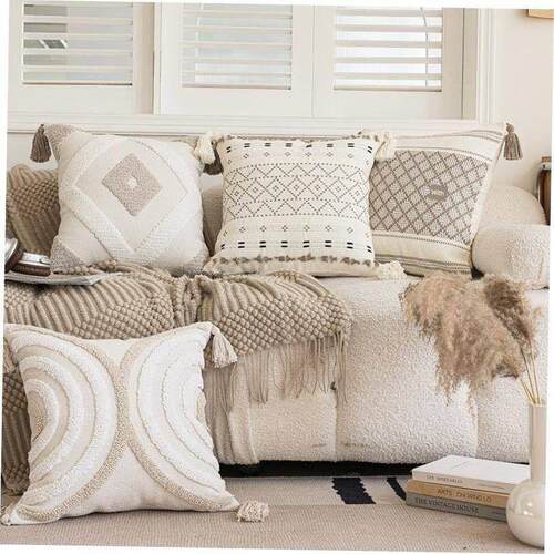 波西米亚北欧ins簇绒抱枕Bohemian tufted pillow sofa, cushion0