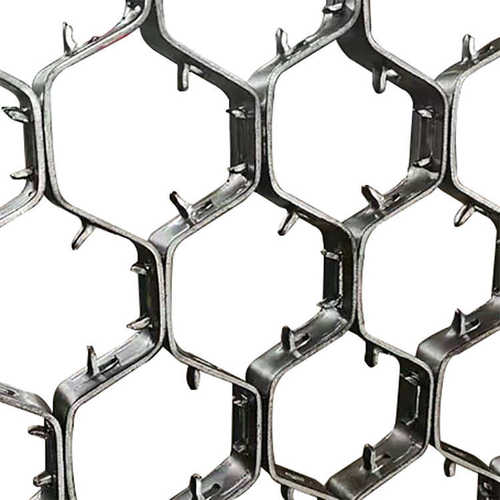 厂家现货管道六角龟甲网 隔热金属网镀锌耐高温炉窑龟甲网