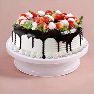Cake Base Rotating Cake Stand Cupcake Swivel Plate Revolving
