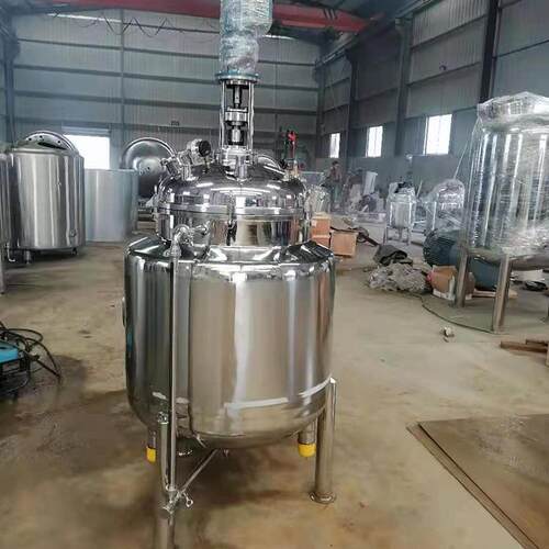 不锈钢蒸汽加热真空反应釜热熔胶电加热盘管防爆反应罐