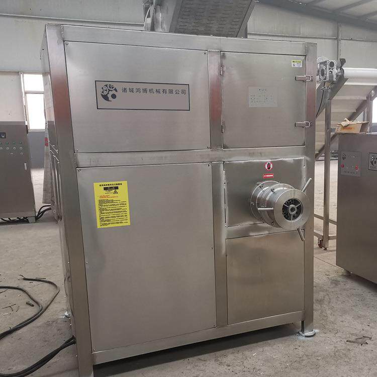 鱼皮大型破碎绞肉机厂家商用牛羊肉撕碎设备自动破绞一体机