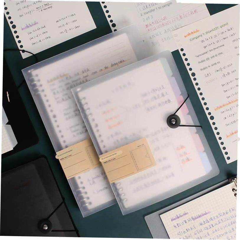 B5 loose-leaf paper core binder for note book can remove - 实物图