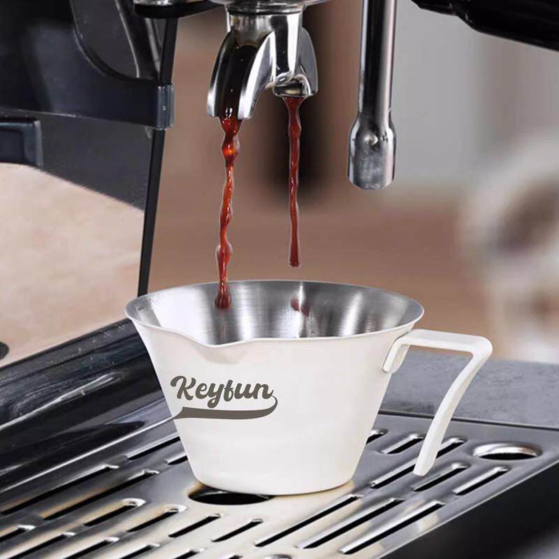 316L不锈钢萃取杯咖啡接液杯量杯意式浓缩咖啡量杯盎司杯迷你奶盅