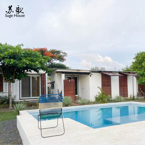 厂家直销预制模块化钢结构集装箱房屋改造创意住人民宿酒店设计