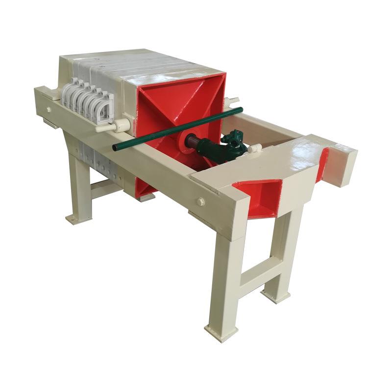 板框压滤小型泥320脱水机厢式压污滤机染料机油污水手动漆压滤机