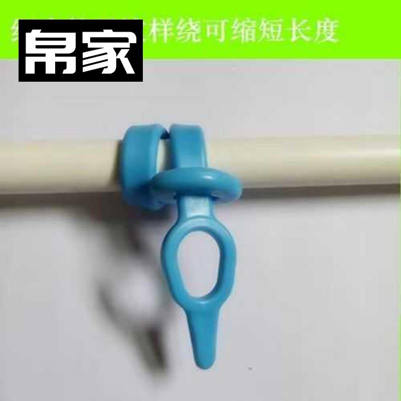 硅胶防风扣室外防风衣架卡扣式晒衣杆防滑衣架固定扣防风挂钩夹子