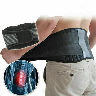 Magnetic Waist Support Back Support Brace Belt Lumbar Lower