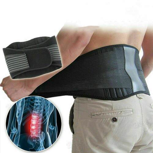Magnetic Waist Support Back Support Brace Belt Lumbar Lower