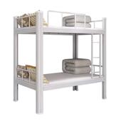 员工双层床 建筑工地高低床 铁床 学生宿舍双层床 双层型材床