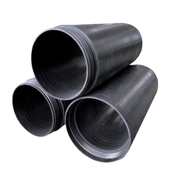 自锁式 拉顶管 PE置换管12.5KN柔性密封聚乙烯缠绕实壁排水管自锁式