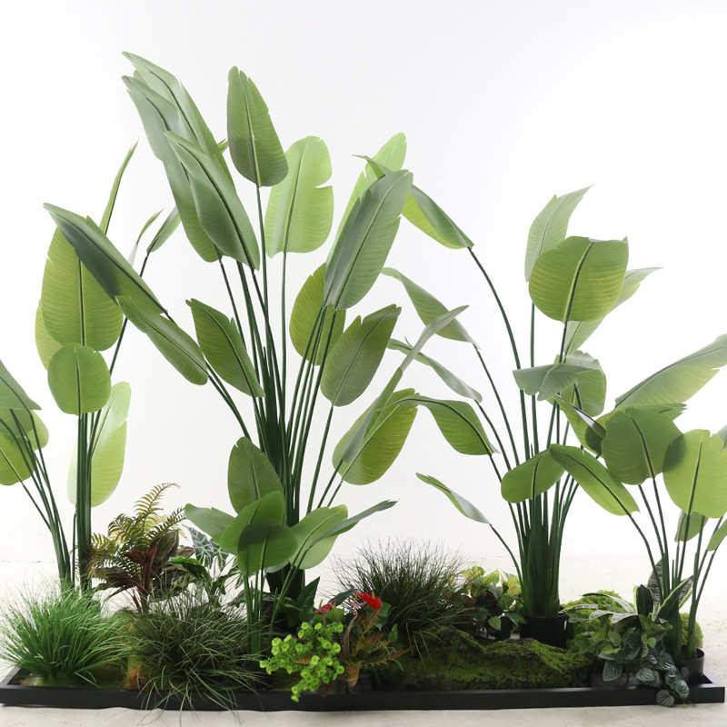 大型北欧仿真植物旅人蕉散尾葵假树盆栽客厅造景装饰摆件仿真绿植