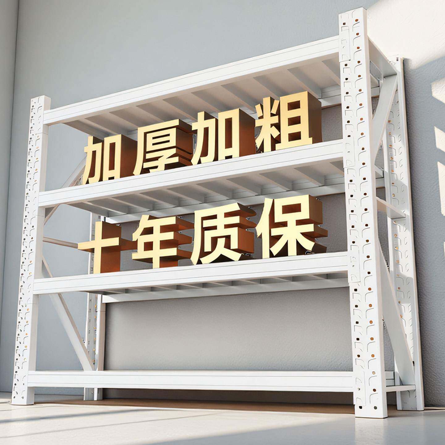 仓储货架多层置物架超强承重仓库重型货物架快递储物架家用铁架子