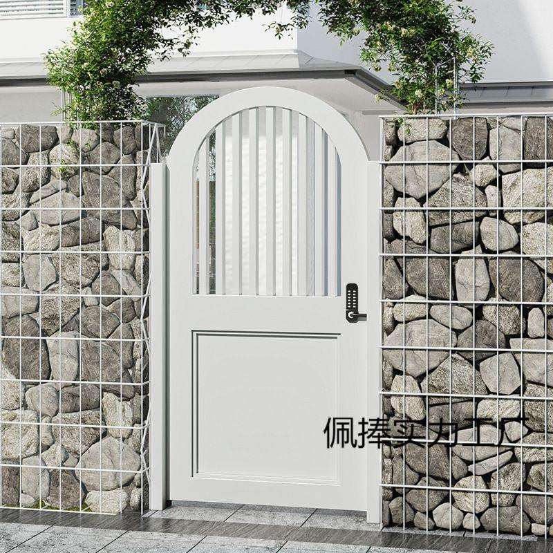 铝合金庭院门农村自建房小院子门别墅花园入户门户外铝艺双开大门