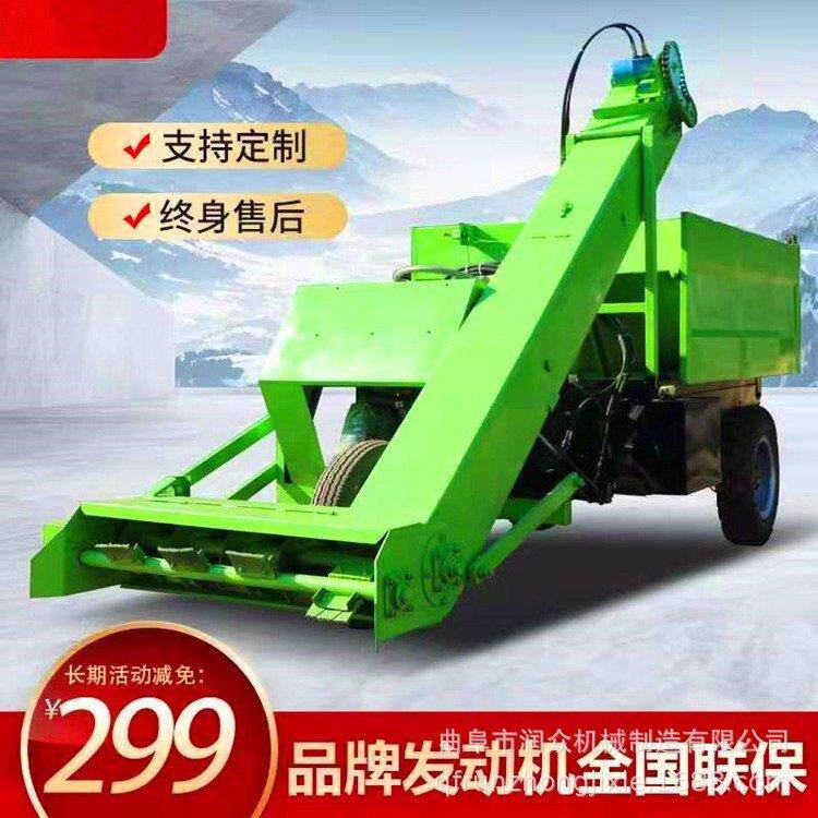 牛场行走式地面清粪车2方自卸翻斗拉粪车养殖场用三轮铲粪车设备