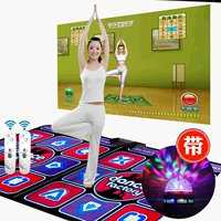Glowing dance mat Double không dây đa chức năng yoga trò chơi somatosensory dành cho nam và nữ tại nhà máy tính TV sử dụng kép - Dance pad thảm nhảy không dây