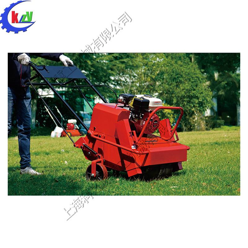 网球场草坪气钻孔机打人轴工种植草地孔机滚式69草坪通打孔设备