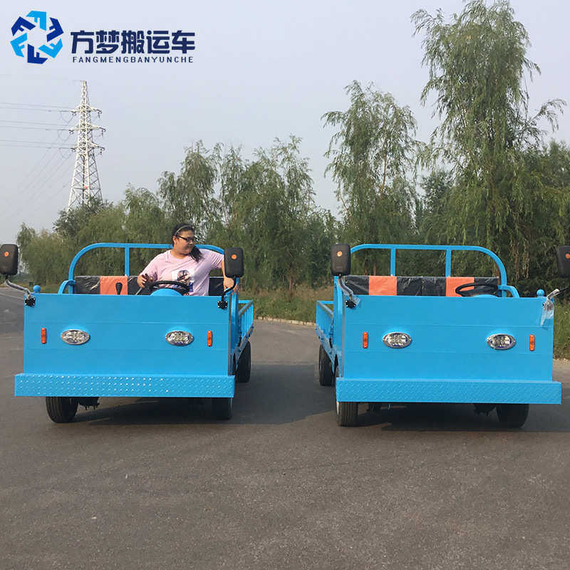 平板货车搬运电动载重养殖场物流车货车王猪四轮仓库货拉拉厂区倒