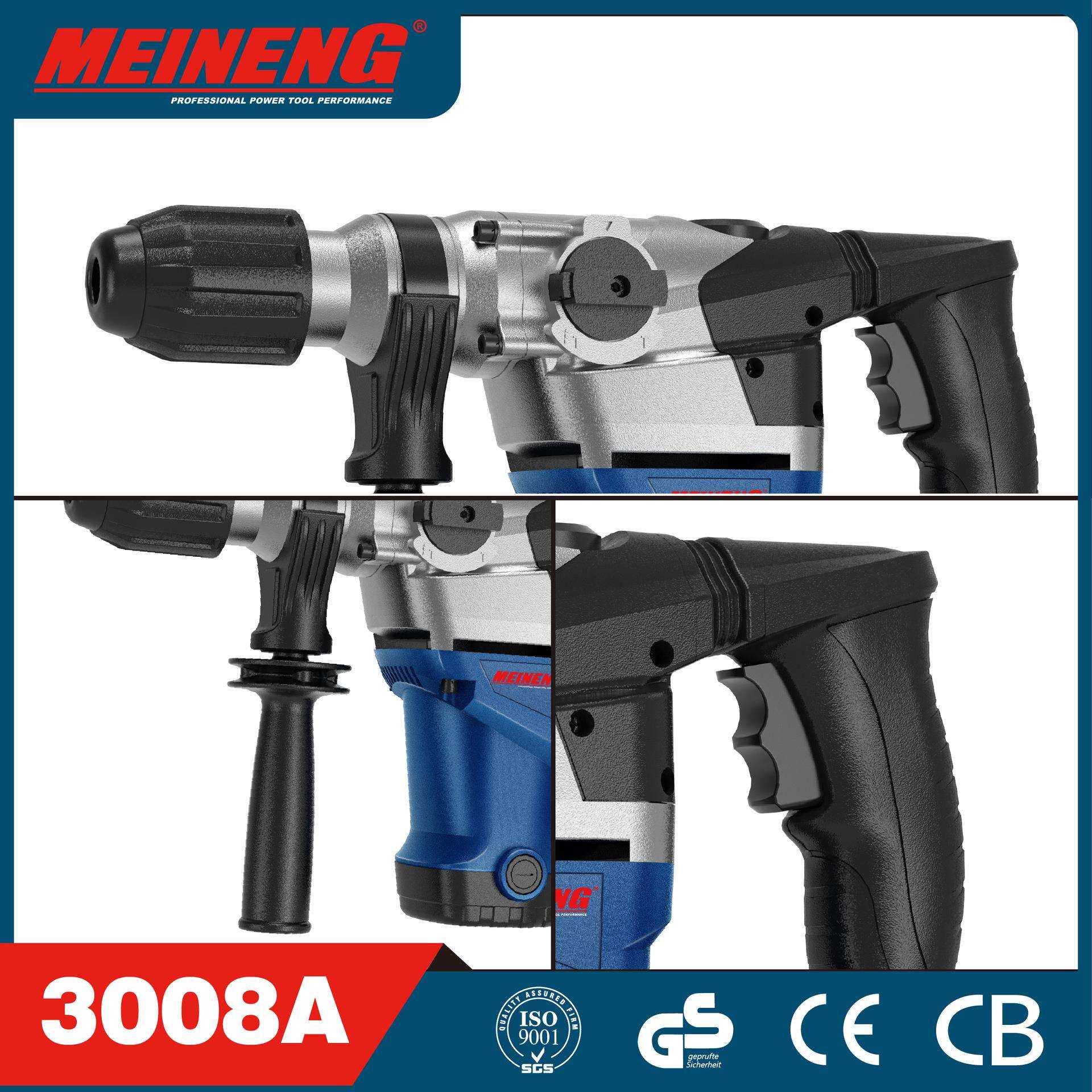 220V 3008A 跨境重型电镐冲击钻家用专打混凝土工业级电钻专业