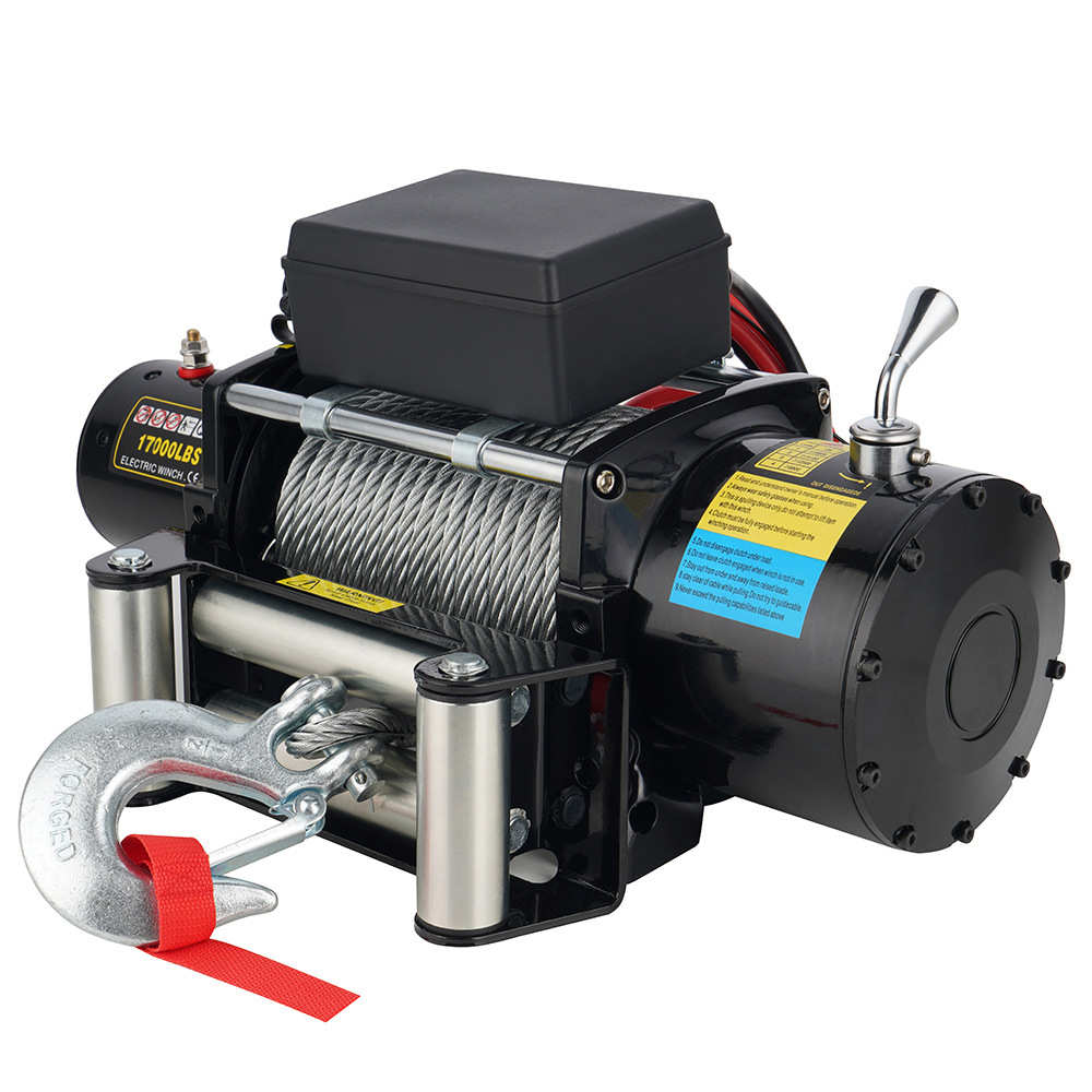 厂家直销12v/24v 15000磅卡车绞盘