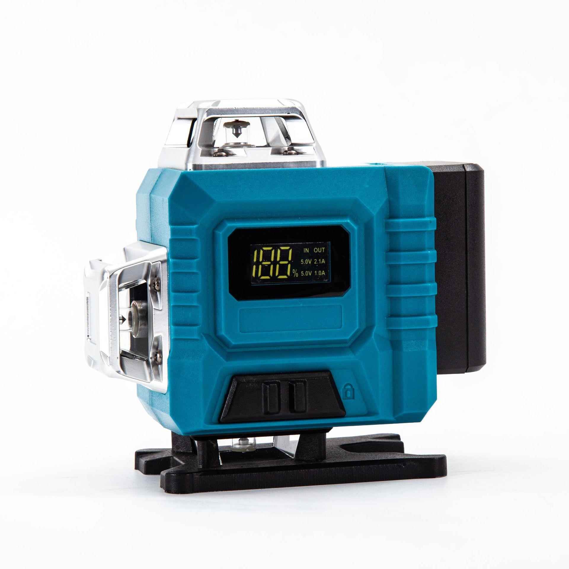 16线动水平仪4D高绿光打长续航贴地TSB仪光自调平贴墙仪可斜线