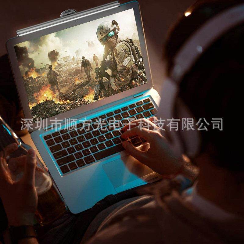 电脑灯护眼屏幕挂灯led夹子灯屏幕挂灯显示器台灯办公补光灯三色
