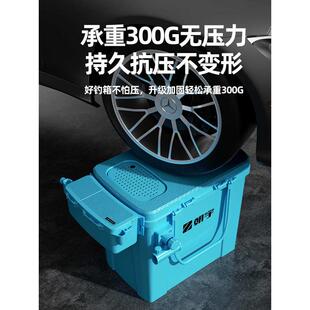 新款多功能小钓箱钓鱼箱全套钓鱼桶可坐加厚钓桶溪流路亚箱活鱼桶