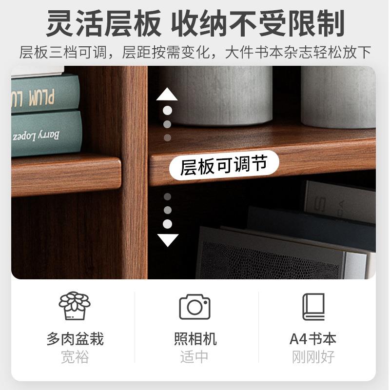 实XJD格组书柜落地置子物木架客厅自由合多层储物收纳矮柜子家用